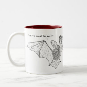 Schlagen Sie, ich müssen diesen Moment, TierTasse Zweifarbige Tasse