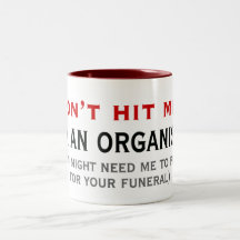 Schlagen Sie nicht eine Organist-Tasse