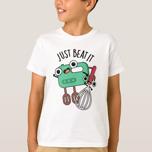 Schlagen Sie sich einfach mal einen lustigen Backp T-Shirt (Vorderseite)