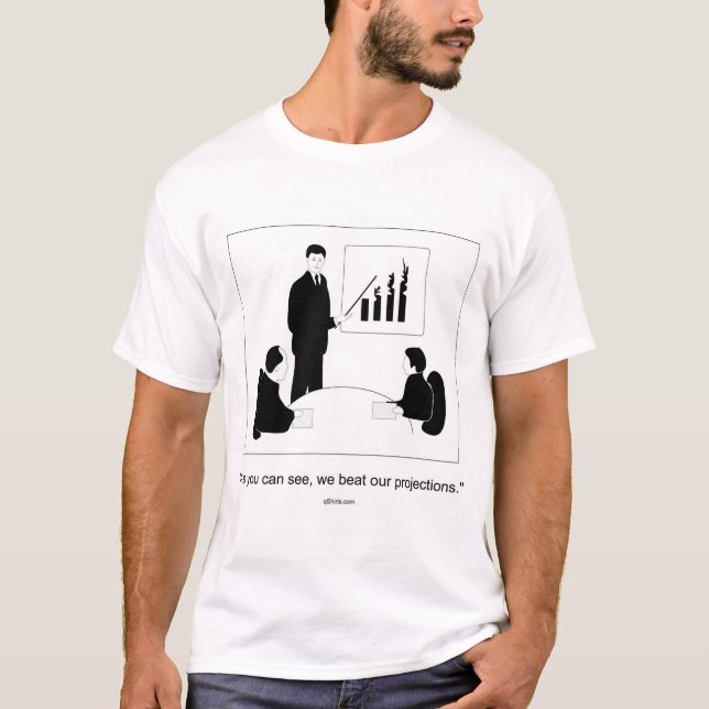 Schlagende Projektionen T-Shirt (Vorderseite)