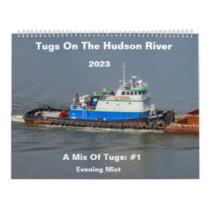 Schläger am Hudson River eine Mischung aus Tugs#: Kalender