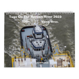 Schläger auf dem Hudson River 100% Vane Bros. 2023 Kalender