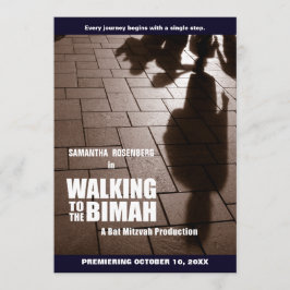 Schläger Mitzvah Bimah Einladung