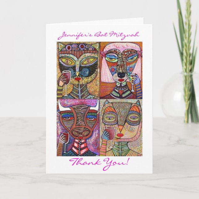 Schläger Mitzvah - L'Chaim zum Leben! Danke zu (Vorderseite)