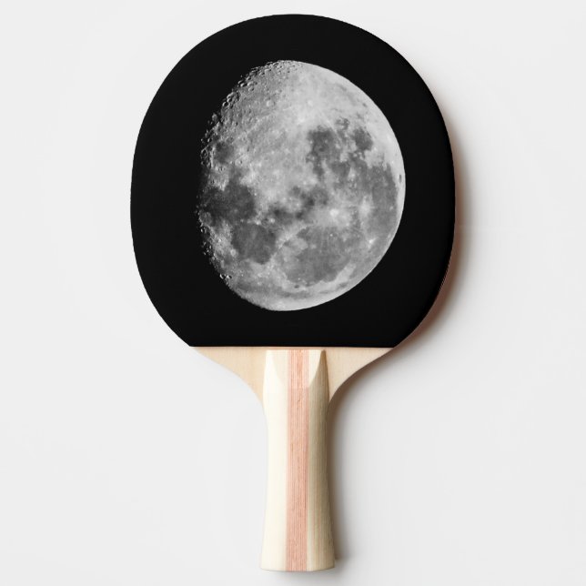 Schläger ping pong Mond Moon Tischtennis Schläger (Vorderseite)