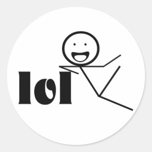 Schläger Runder Aufkleber