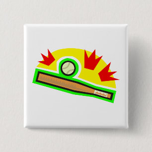 Schläger u. Ball Button