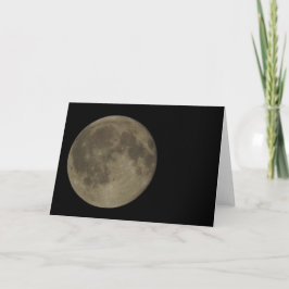 Schläger u. die Vollmond-Gruß-Karte, leeres Innere Karte