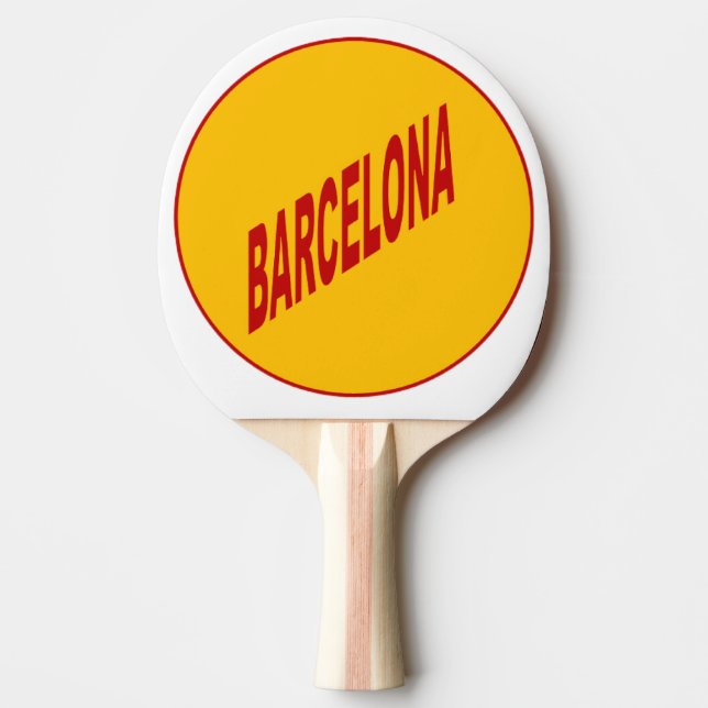 Schläger von Ping Pong BARCELONA Tischtennis Schläger (Vorderseite)