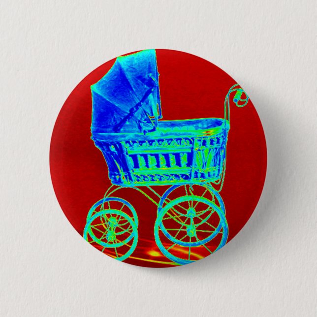 Schläger-Wagen Button (Vorderseite)