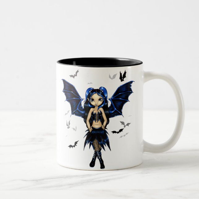 Schläger Wings gotische feenhafte Schläger der Zweifarbige Tasse (Rechts)
