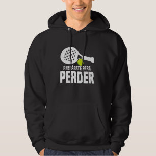 Schlägerball Liebhaber Spieler Bereite dich vor Fa Hoodie