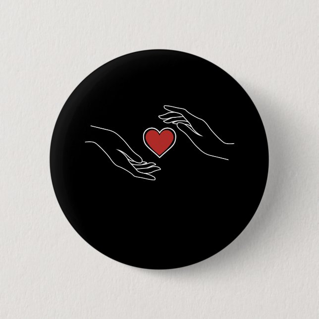 Schlagherz Button (Vorderseite)