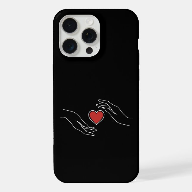 Schlagherz iPhone 15 Pro Max Hülle (Rückseite)