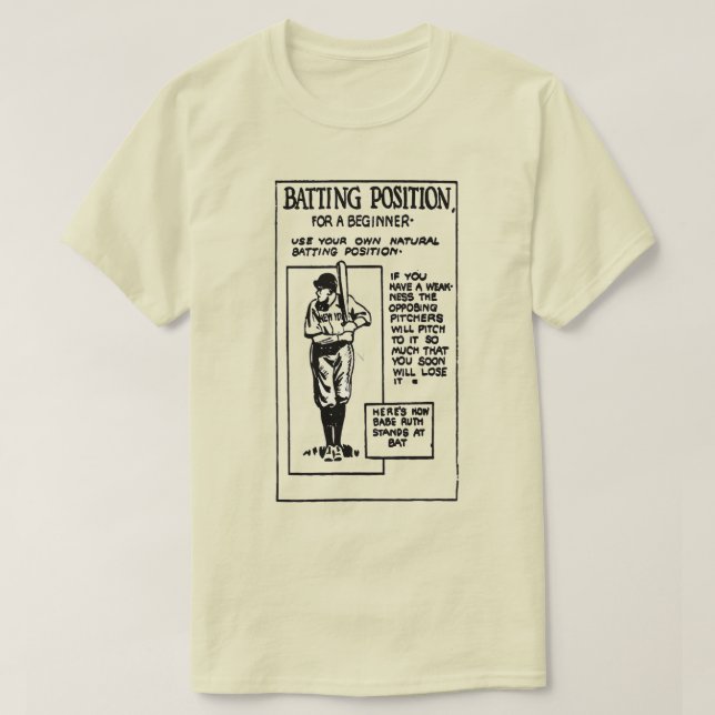 Schlagposition T-Shirt (Design vorne)