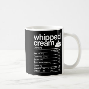 Schlagsahne Ernährung Lustiger Thanksgiving Christ Kaffeetasse