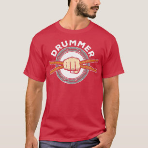 Schlagzeug Drum Sticks Drummer Quote Drum Kit T-Shirt