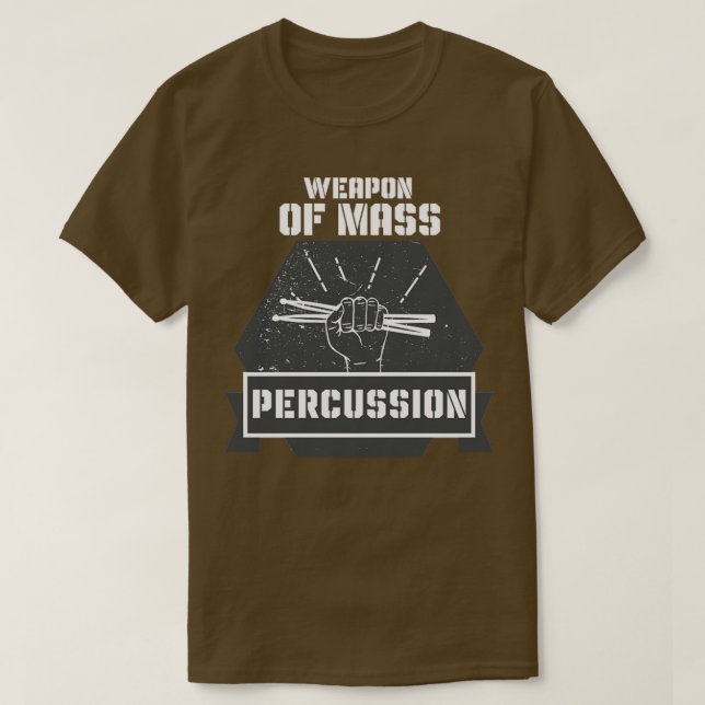 Schlagzeug Drummer T-Shirt (Design vorne)