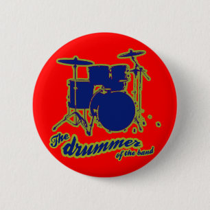 Schlagzeug Drums ~ Drummer Button