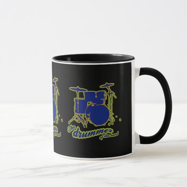 Schlagzeug Drums ~ Drummer Tasse (Rechts)