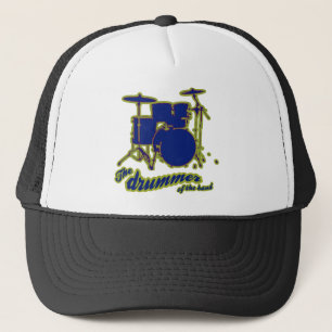 Schlagzeug Drums ~ Drummer Truckerkappe