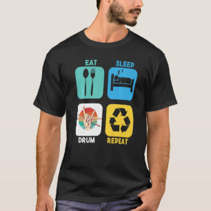 Schlagzeug Instrument Drum Music Drummer Musiker T-Shirt
