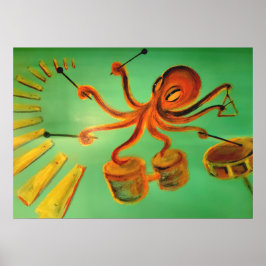 Schlagzeug: Kraken Poster