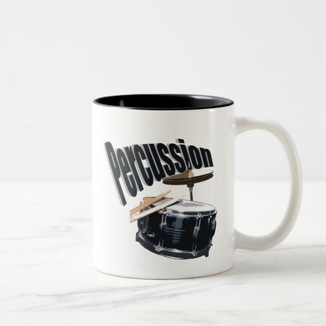 Schlagzeug/Snare Zweifarbige Tasse (Rechts)