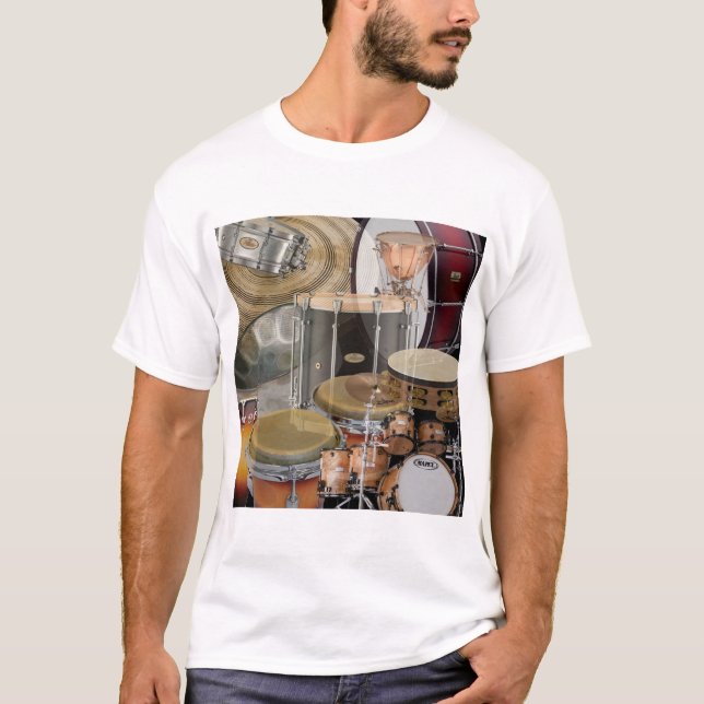 Schlagzeug T-Shirt (Vorderseite)