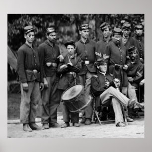 Schlagzeuger, 93. New York Infantry Company C Poster