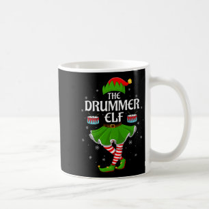Schlagzeuger-Elf Weihnachtsfamilie Mädchen Frauen Kaffeetasse