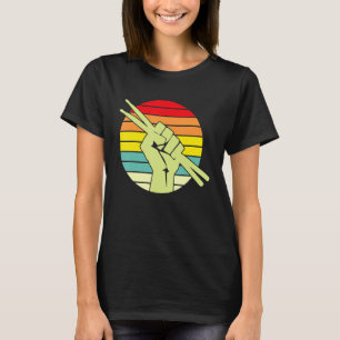Schlagzeuger für Frauen Männer Drum Set Schlagzeug T-Shirt