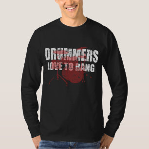 Schlagzeuger-Liebe zu schlagen T-Shirt
