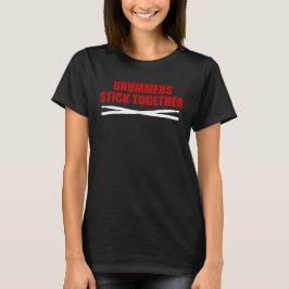 Schlagzeuger-Stock zusammen T-Shirt