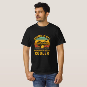 Schlagzeuger-Vater wie ein normaler Vater, aber co T-Shirt
