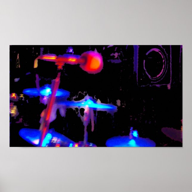 Schlagzeugplakat Poster (Vorne)