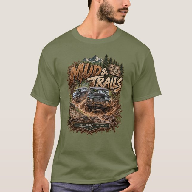 Schlamm & Trails T-Shirt (Vorderseite)