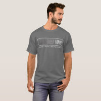 Schlammiger Nebenfluss bewirtschaftet Logo-Shirt