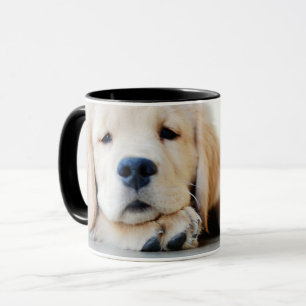 Schlampe, Golden Retriever Welpe Tasse