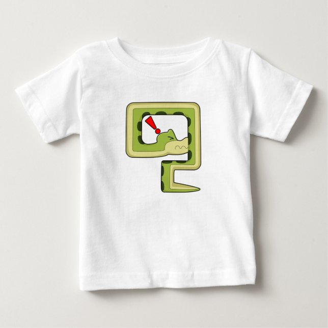 Schlange Baby T-shirt (Vorderseite)