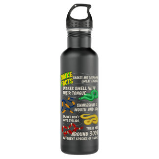 Schlange Fakten & Funny Boy Girl Schlange Lover  Edelstahlflasche