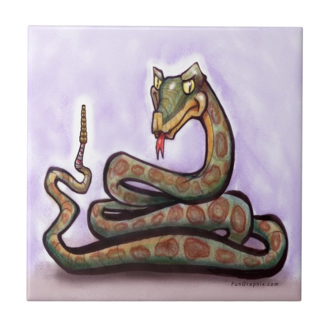 Schlange Fliese (Vorderseite)