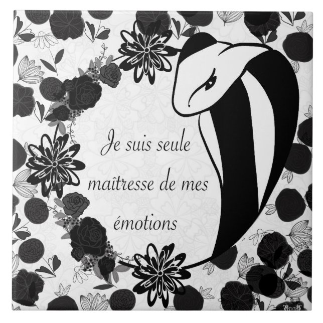 Schlange Fliese (Vorderseite)