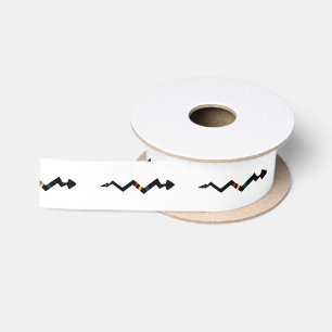 Schlange - gebürtiges Ureinwohner-Symbol Satinband