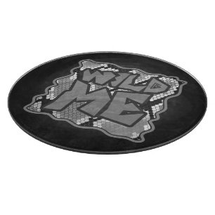 Schlange Gelb und Gold Print Schneidebrett