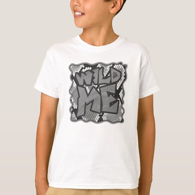 Schlange Gelb und Gold Print T-Shirt (Vorderseite)