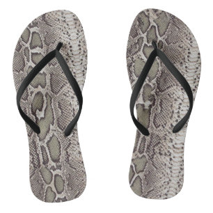 Schlange Hautfarbe Flip Flops