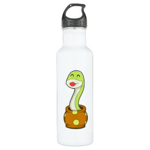 Schlange in Jar Edelstahlflasche