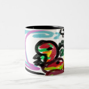 Schlange Liebe Zweifarbige Tasse