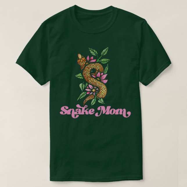 Schlange Mama T-Shirt (Design vorne)